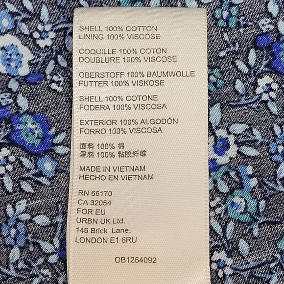 FREE PEOPLE  Petunia Cotton‎ Dress SIZE SMALL - Picture 10 of 11